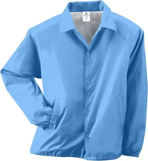Augusta Sportswear Nylon Coach's Jacket/Lined - Rain-Ready, Water-Resistant Outerwear for Coaches & Outdoor Activities