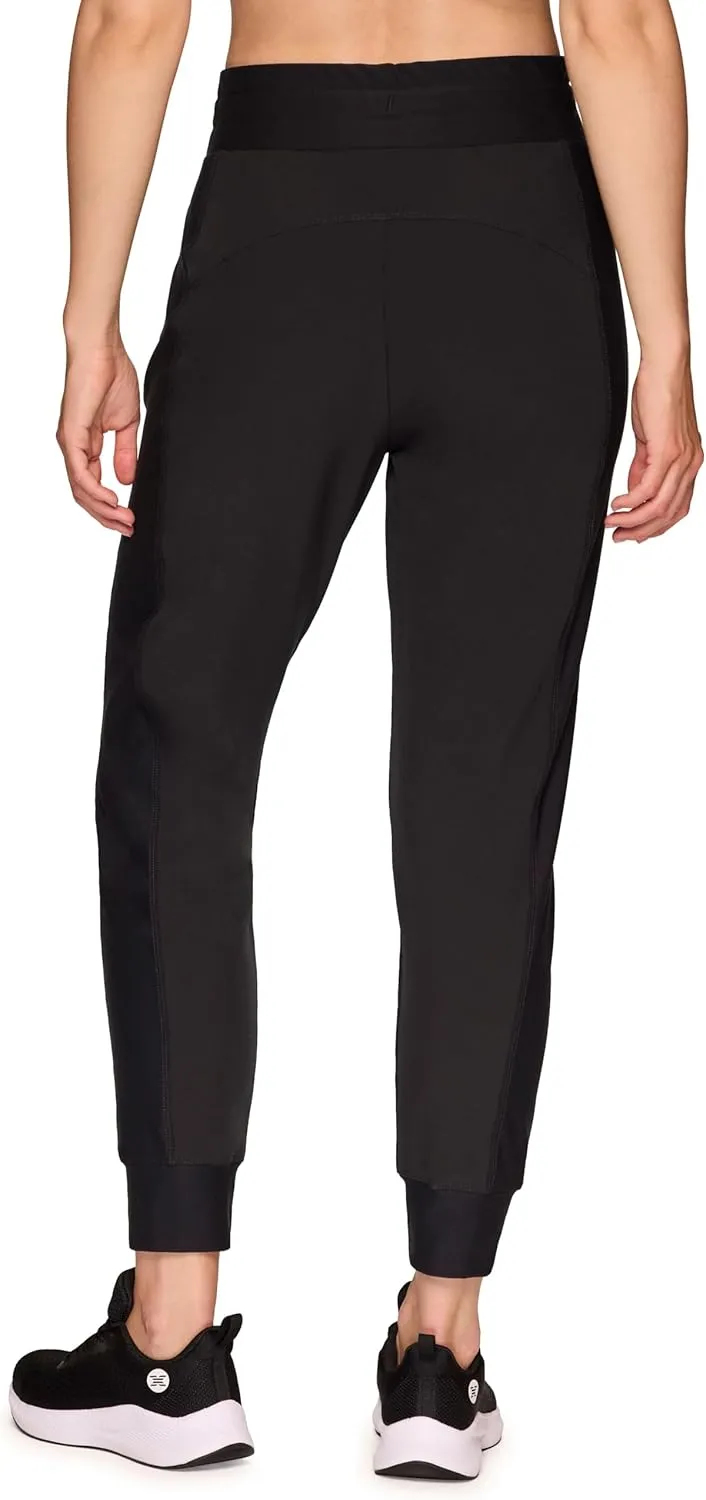 Avalanche Women's Hybrid Jogger Pant, Lightweight Woven/Knit Joggers for Hiking, Outdoors, Quick Dry Woven Pants with Pockets