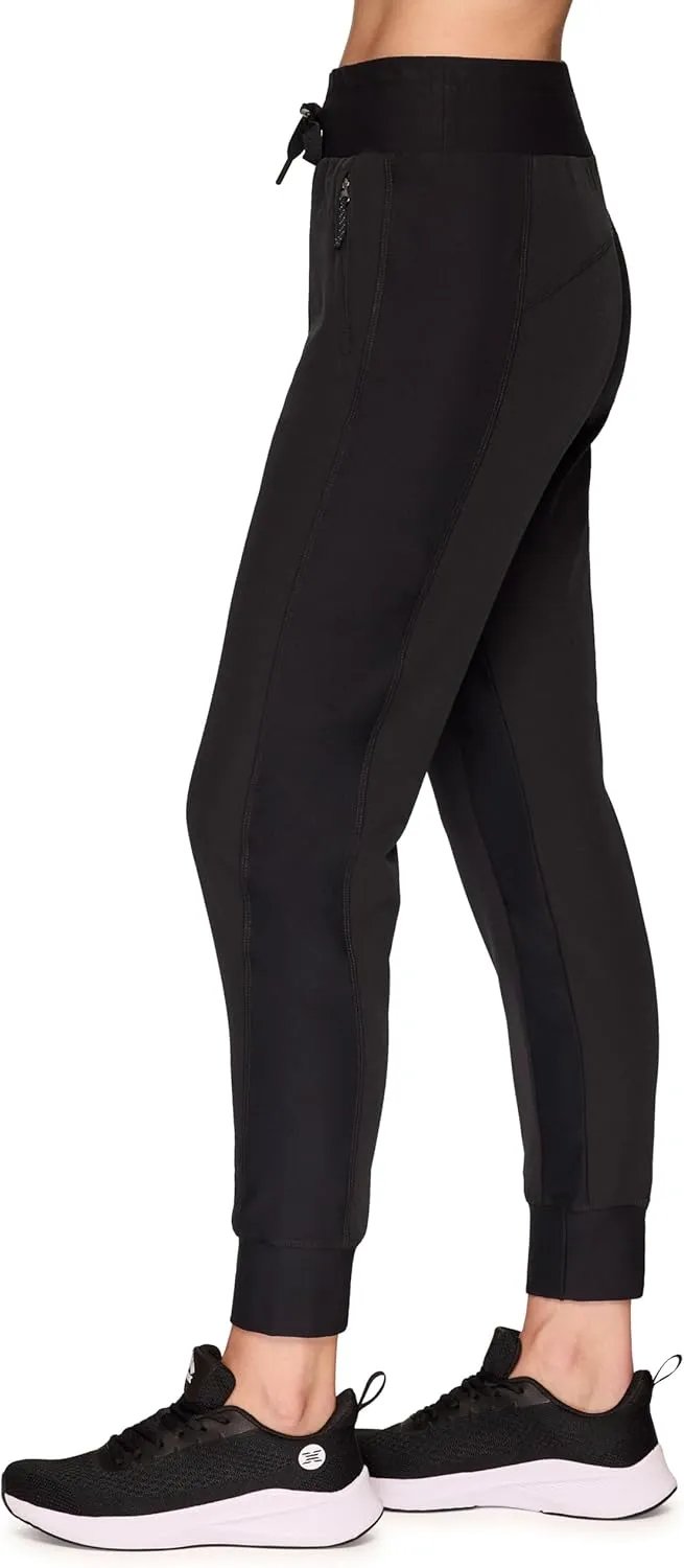 Avalanche Women's Hybrid Jogger Pant, Lightweight Woven/Knit Joggers for Hiking, Outdoors, Quick Dry Woven Pants with Pockets