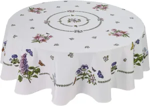 Avanti Portmeirion Botanic Garden Tablecloth, 70-Inch Round