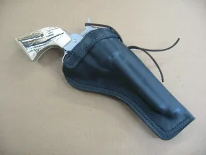 Azula Gun Holsters Custom Leather Molded Cross Draw Gun Holster for 1858 Remington Black Powder (Pietta, Uberti) 8 inches Revolver Black Right Hand
