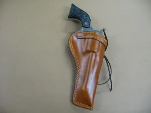 Azula Left Hand Custom Leather Molded Strong Side Gun Holster for 1851 Navy Blackpowder (Colt, Pietta,Traditions, Uberti) Single Action 7.5" Revolver TAN Left Hand