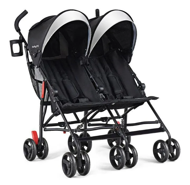 Baby-Joy Foldable Double Stroller