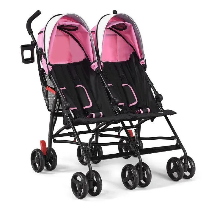 Baby-Joy Foldable Double Stroller