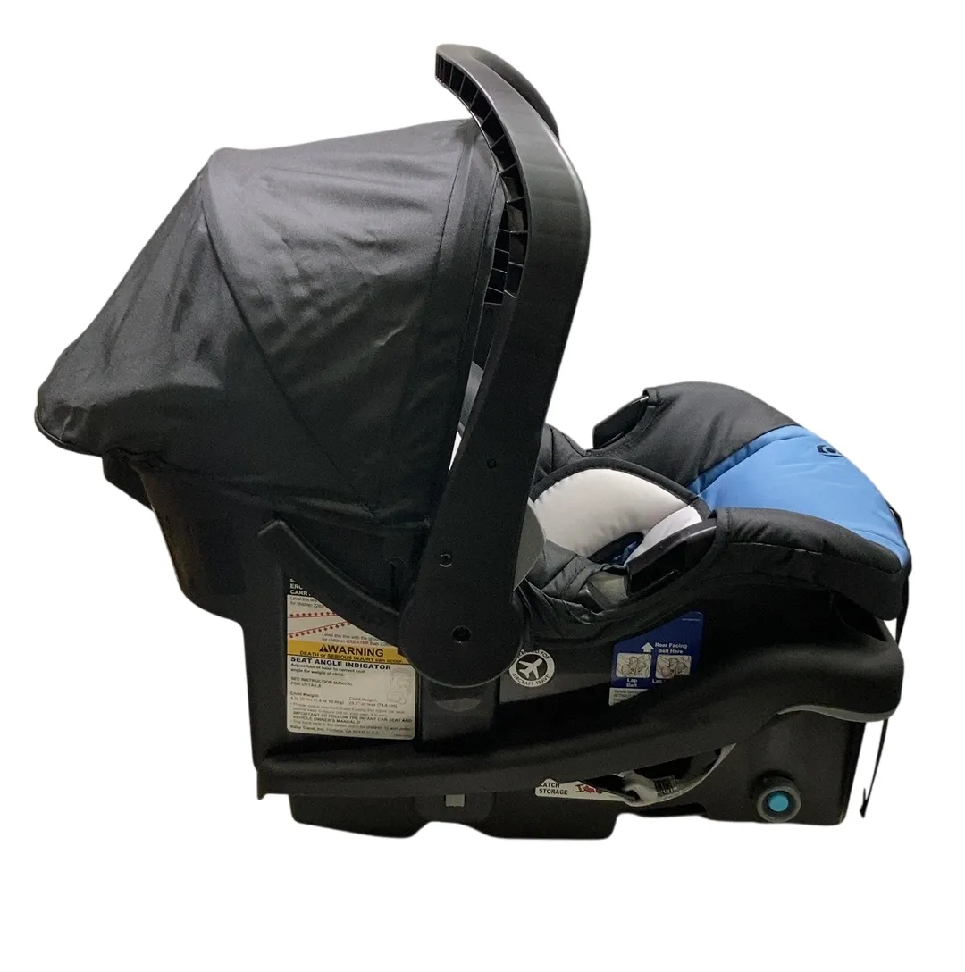Baby Trend Expedition Zero Flat Jogger Travel System with LED Lights, 2024, Dash Blue