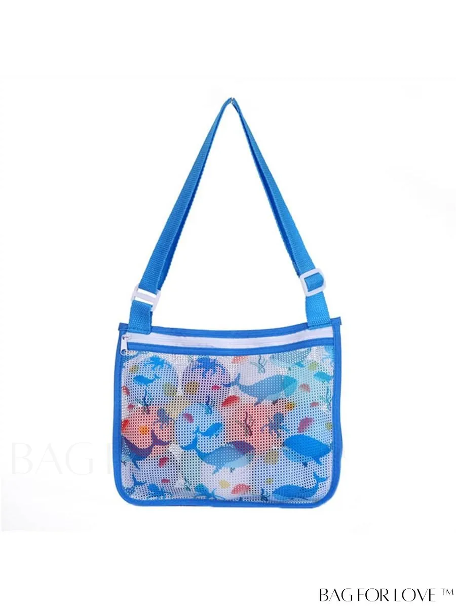 BagForLove - Mesh Beach Toy Storage Bag: Organize and Carry your Beach Essentials Effortlessly!