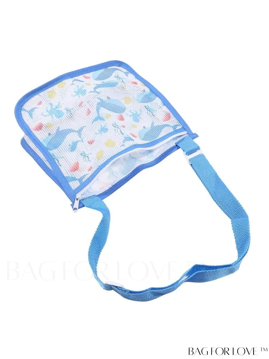 BagForLove - Mesh Beach Toy Storage Bag: Organize and Carry your Beach Essentials Effortlessly!