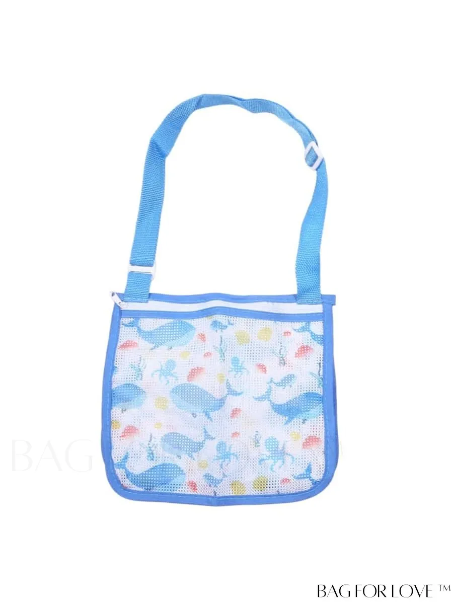 BagForLove - Mesh Beach Toy Storage Bag: Organize and Carry your Beach Essentials Effortlessly!