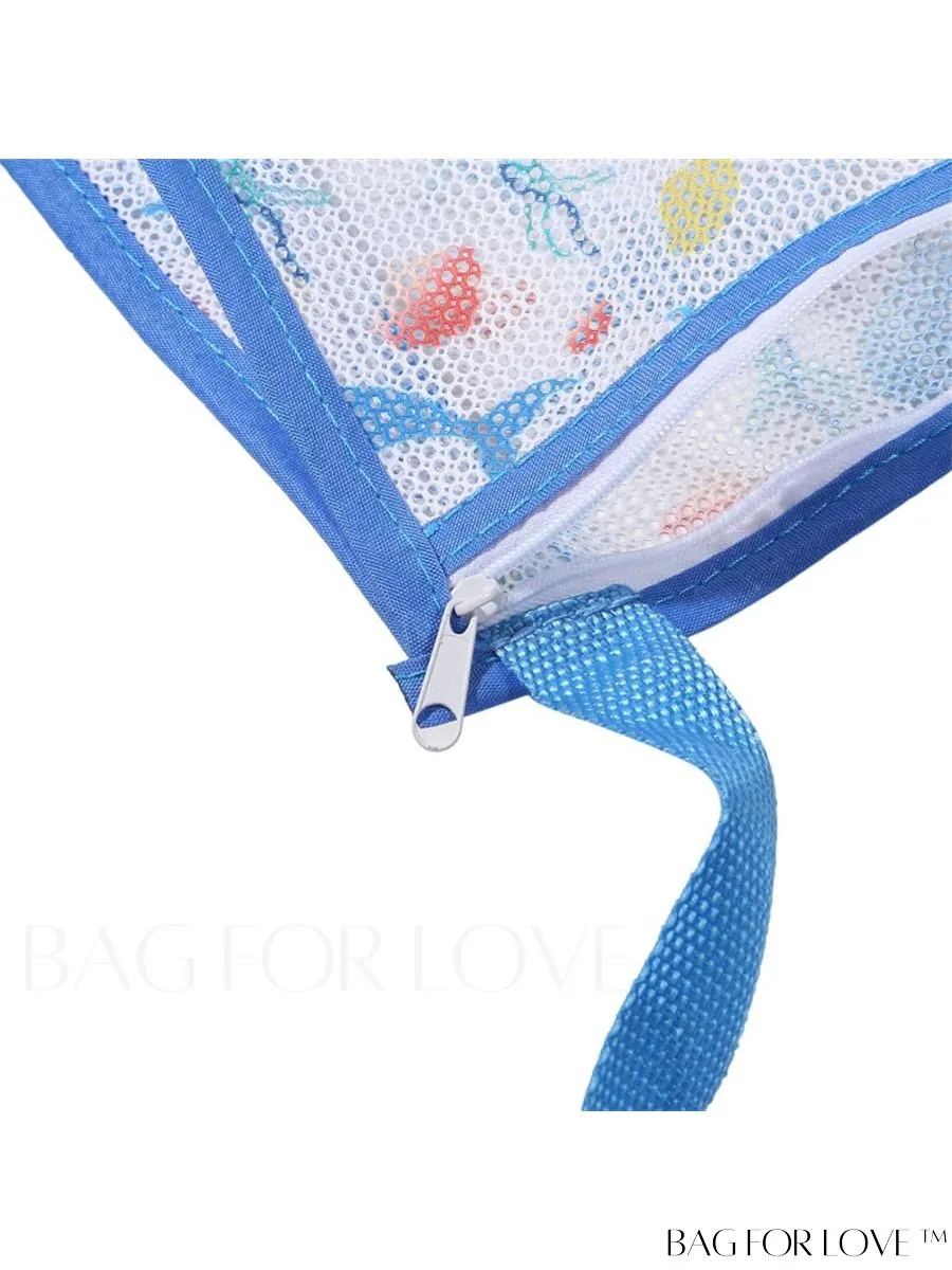 BagForLove - Mesh Beach Toy Storage Bag: Organize and Carry your Beach Essentials Effortlessly!