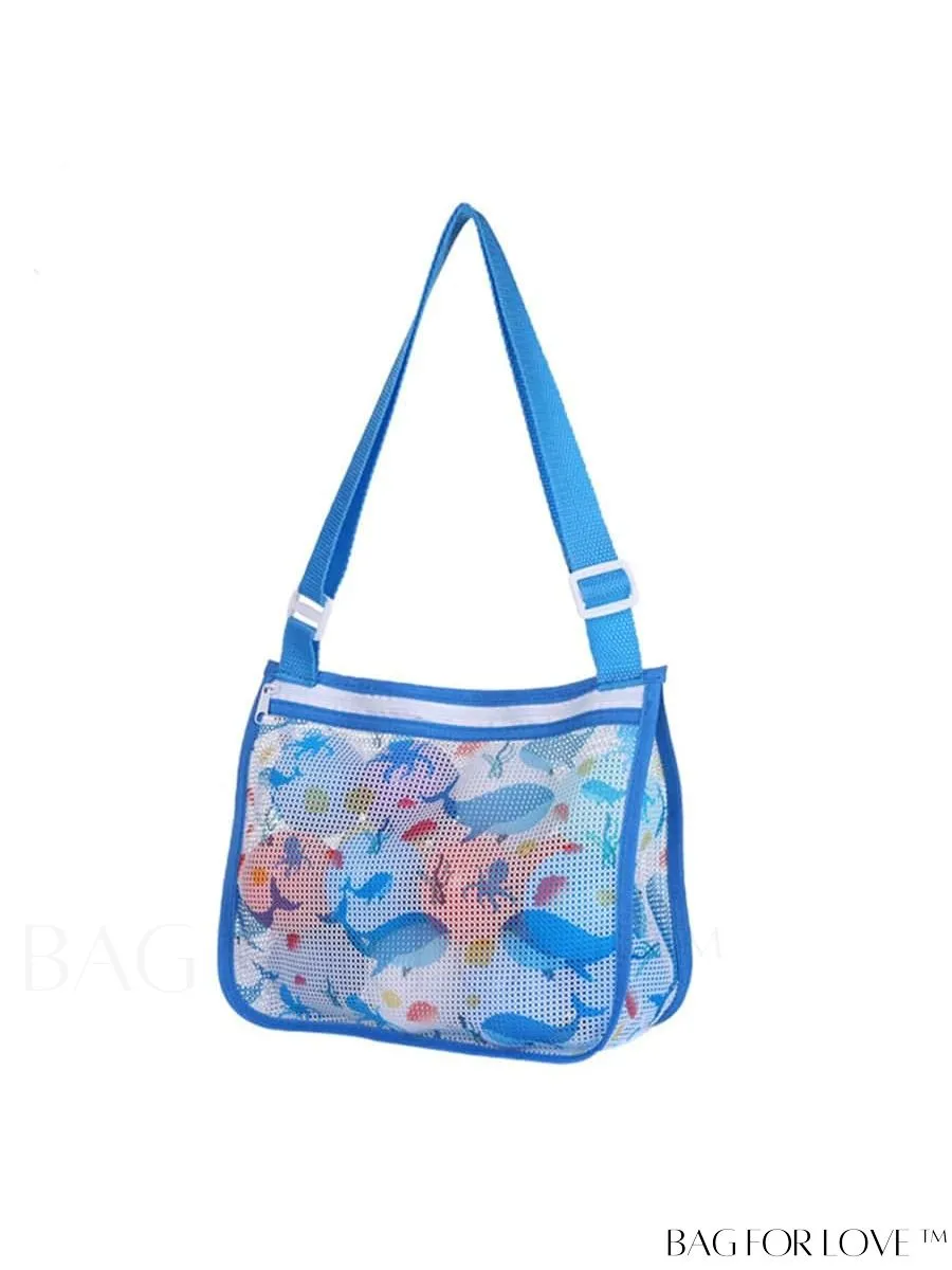 BagForLove - Mesh Beach Toy Storage Bag: Organize and Carry your Beach Essentials Effortlessly!