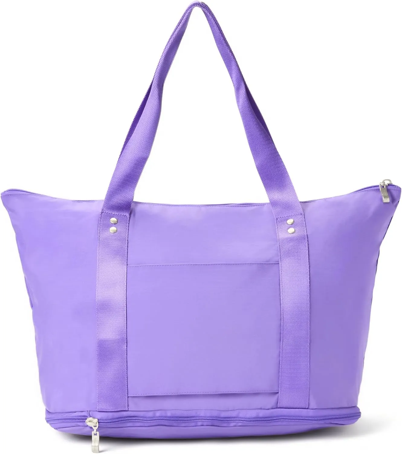 Baggallini Carryall Expandable Lightweight Travel Tote 22" Packable Folding Compact Nylon Washable Weekender w/Luggage Sleeve