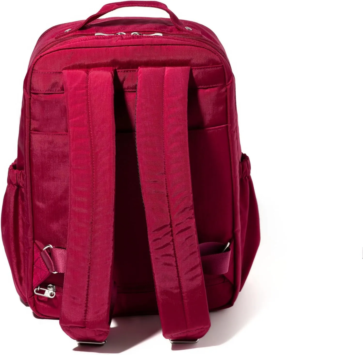 Baggallini Tribeca Expandable Laptop Backpack - 15"x11" Lightweight Work Travel Bag w/Luggage Sleeve & RFID