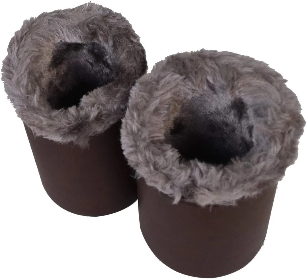 Baitaihem 2 Pack Plush Lined Eyeglasses Holder Stand Protective Glasses Holder For Desks Or Nightstands