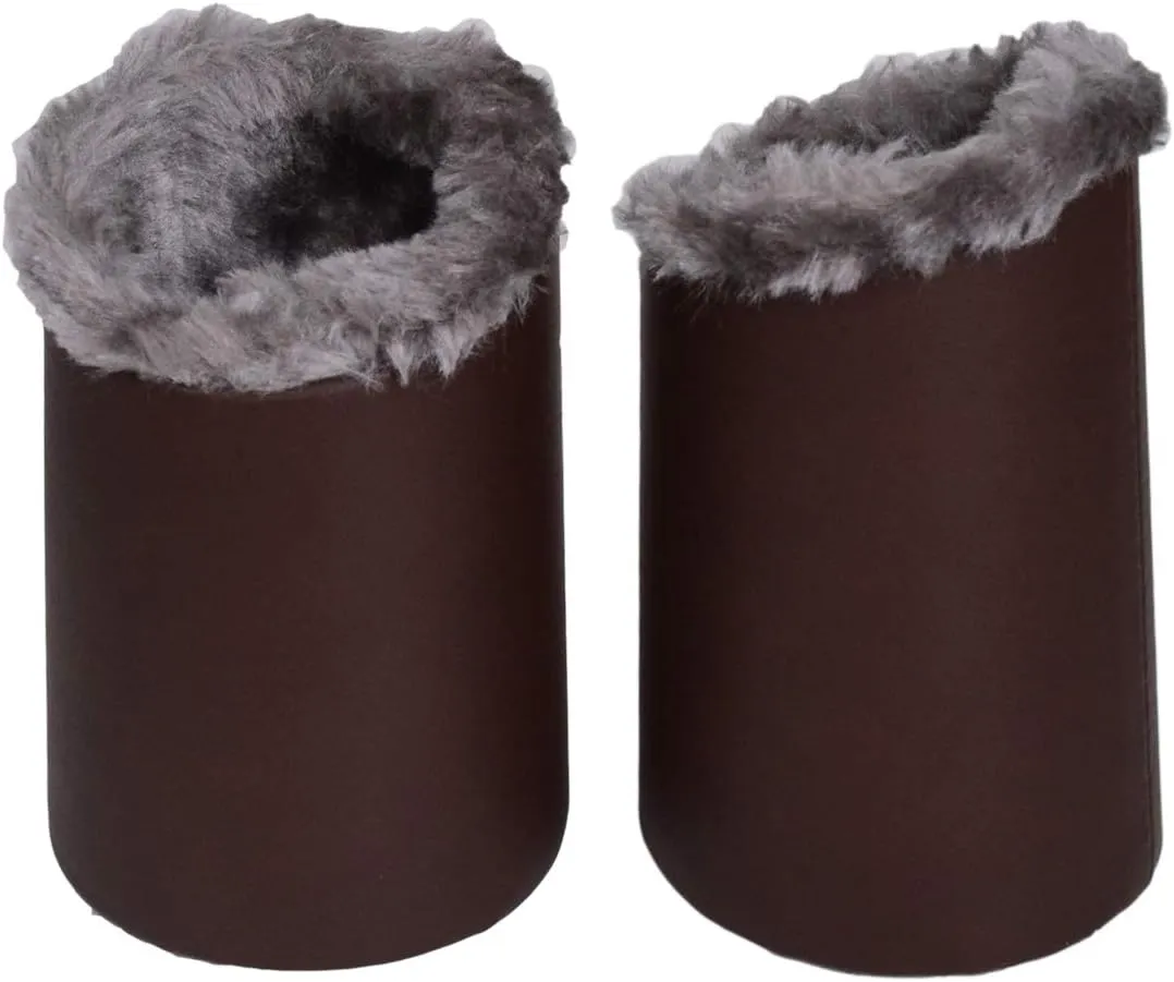 Baitaihem 2 Pack Plush Lined Eyeglasses Holder Stand Protective Glasses Holder For Desks Or Nightstands