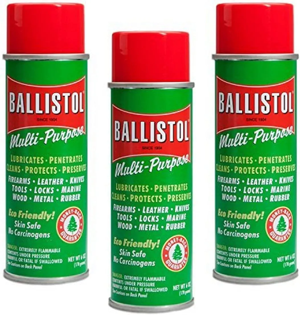Ballistol Multi-Purpose Non-CFC Aerosol Can Lubricant Cleaner Protectant 6 oz