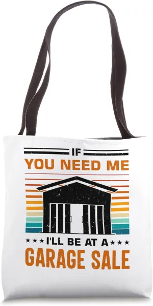 Bargain Hunter Yard Sale Design for a Garage Sale Tote Bag