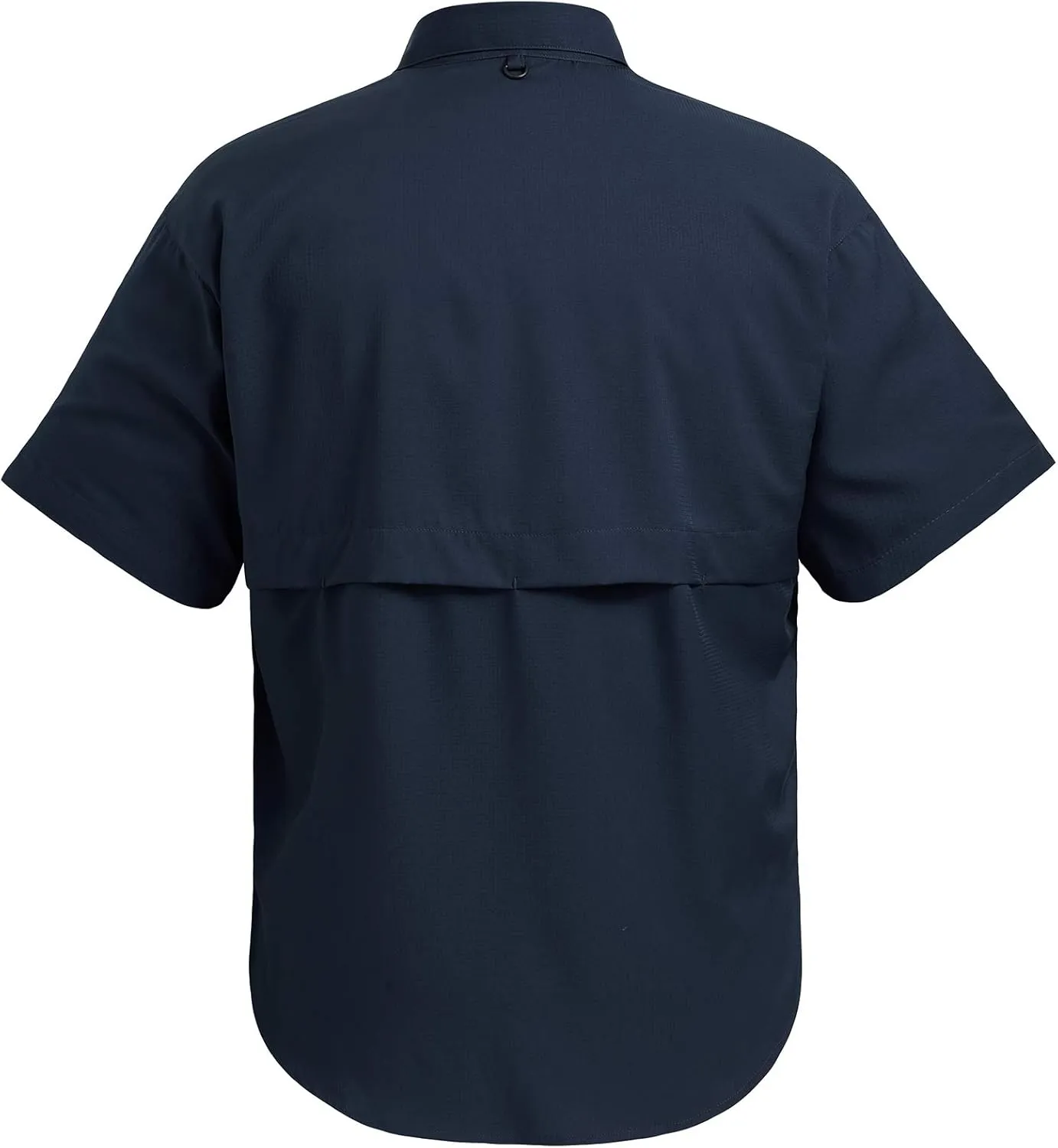 BASSDASH UPF 50 Men’s Fishing Dress Shirt Button Down Woven Short Sleeve Outdoor