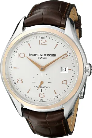Baume & Mercier Men's BMMOA10139 Clifton Analog Display Swiss Automatic Brown Watch