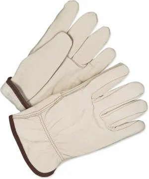 BDG 20-9-1571-7-10 Winter Lined Leather Driver Glove, Medium