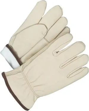 BDG 20-9-1581TFL-11 Winter Lined Leather Driver Glove, Large