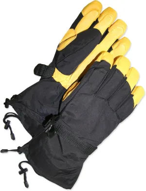 BDG 80-9-0504181-M Winter Lined Deerskin Leather Sport/Ski Mitt Glove, Medium