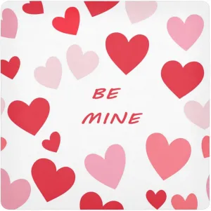 Be Mine Red Peach Valentines Makeup Travel Case Camera Lens Cloth Magic Sticker Toiletry Organizer Travel Wrap 21.7 X 21.7 Wrapper Cosmetic Organizers For Travel, BE MINE red peach