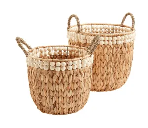 Beaded Hyacinth Basket