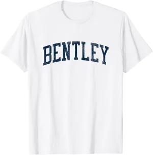 Bentley IA Vintage Athletic Sports JSN2 Navy Print T-Shirt