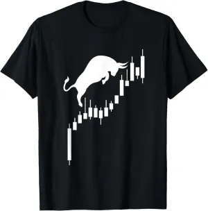 Best Stock Market Art For Men Women Stock Broker Day Trading T-Shirt