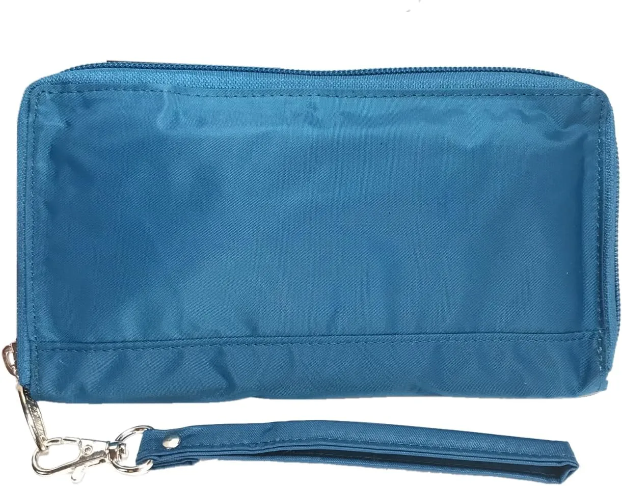 Big Skinny Women's Panther Clutch Slim Wallet, Holds Up to 40 Cards
