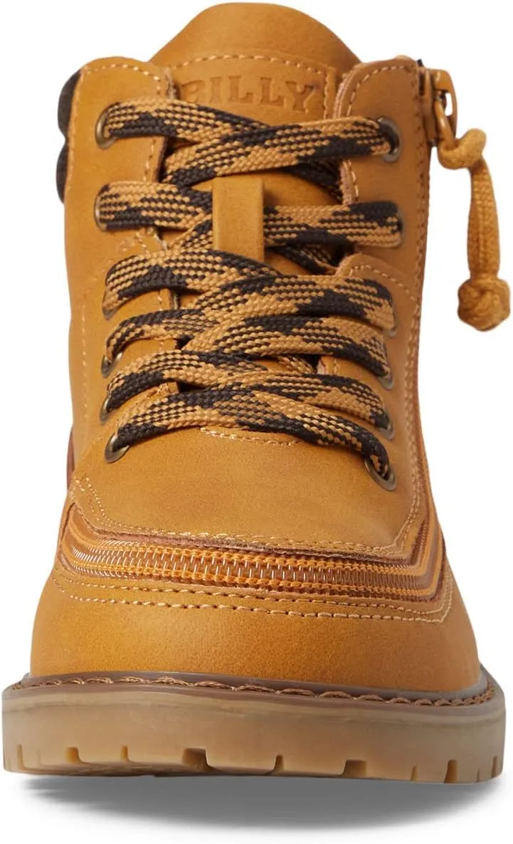 BILLY Footwear Kids Lugs Ii Boots for Toddler and Little Kids -Leather Upper, Woven Textile Insole, and Rubber Outsole for Traction