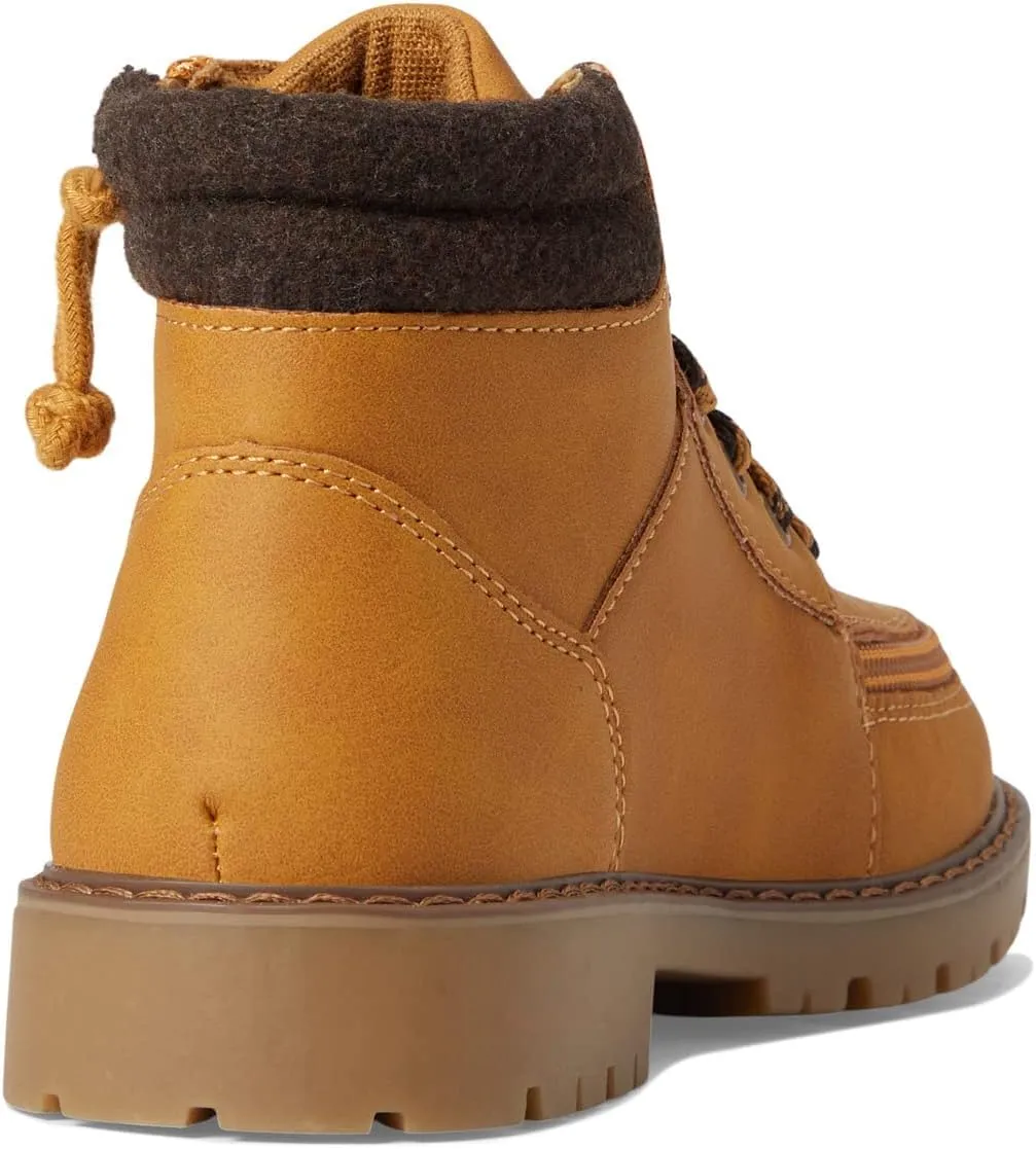 BILLY Footwear Kids Lugs Ii Boots for Toddler and Little Kids -Leather Upper, Woven Textile Insole, and Rubber Outsole for Traction