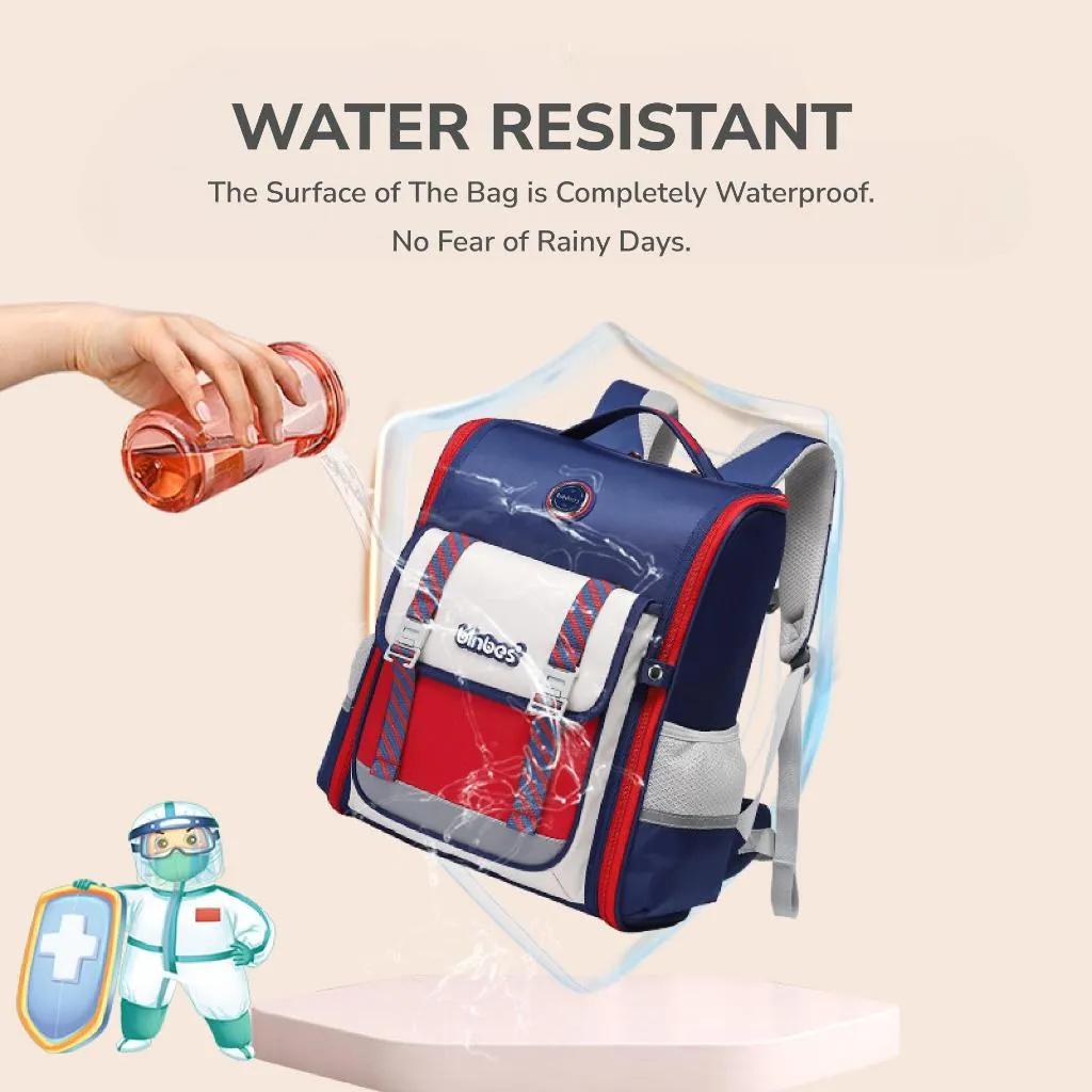 binbes® by Sun Eight Tomz Ergonomic Spine Protection Primary School Bag with 26° Back Fit