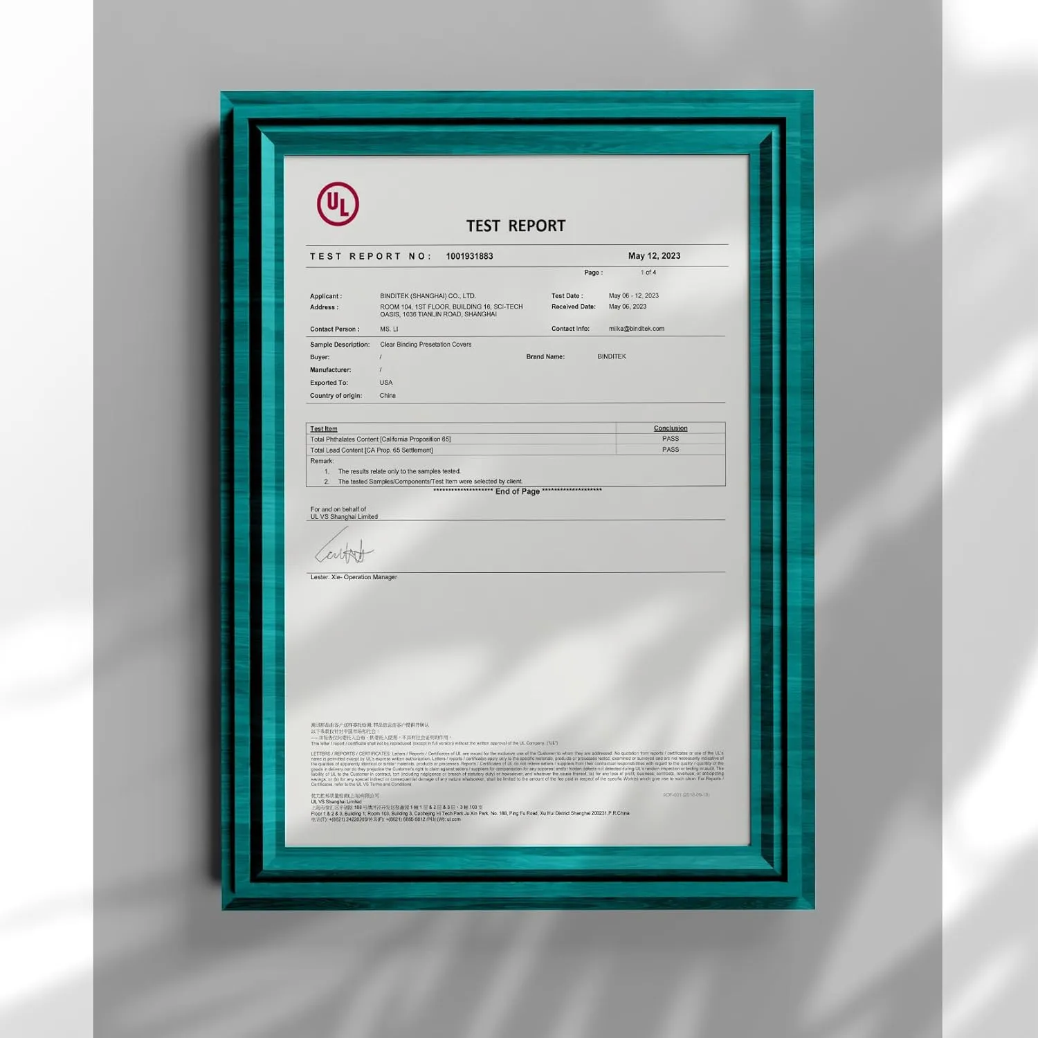 Binditek 100 Pack 8mil PVC Clear Binding Presentation Covers, Letter Size, 8.5 x 11 Inches, Square Corners, Un-Punched, Office Supplies