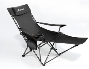 BK&MF Folding Outdoor Camping Chair,Beach Reclining Lounge Camp Chair Space Saving Heavy Duty Director Chair for Outdoor Yard Porch,C