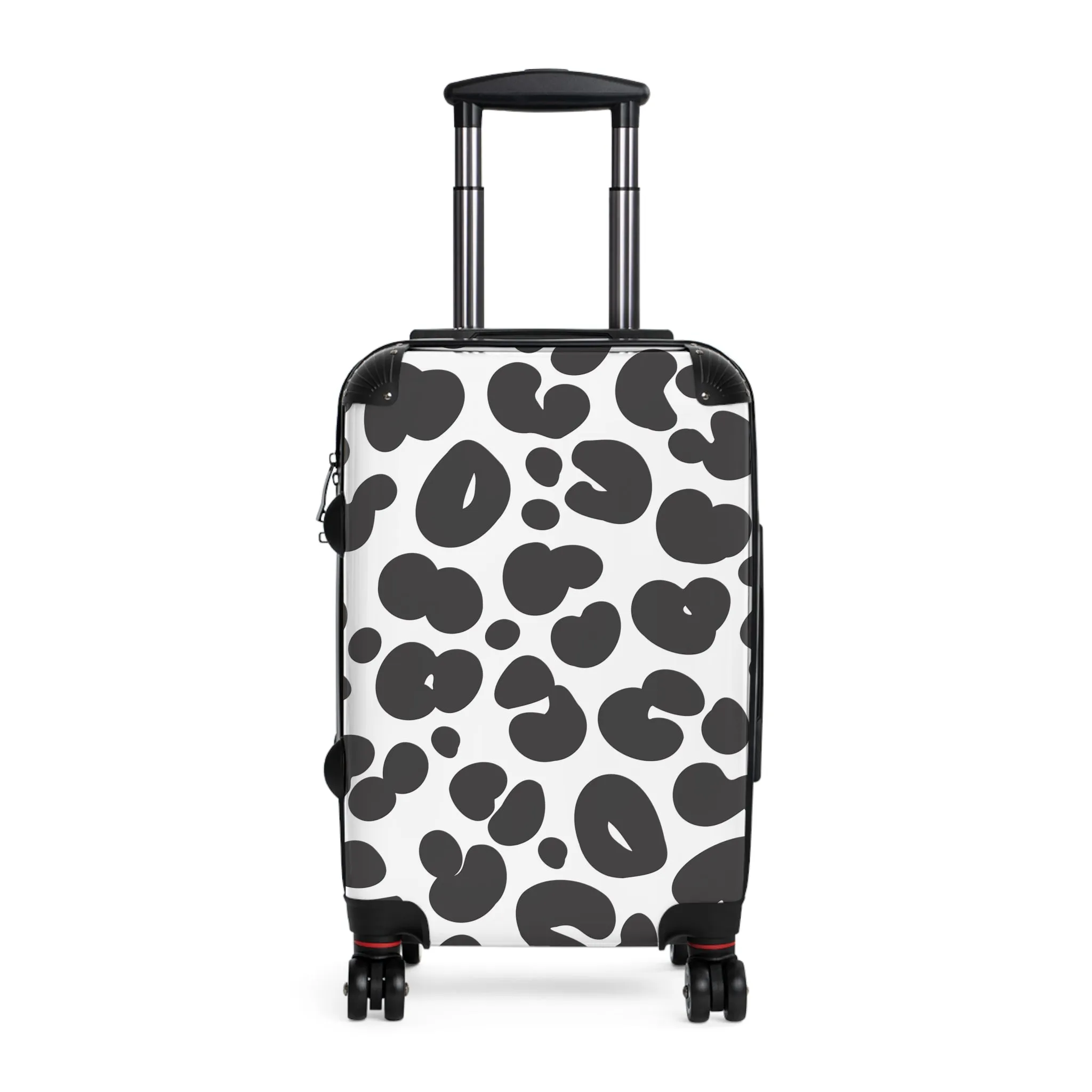 Black and White Cheetah Print Suitcase
