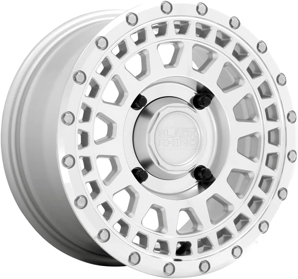 Black Rhino 1470PKR364110S82 14X7 4X110 SLV-MIR-FC 36MM Parker Utv