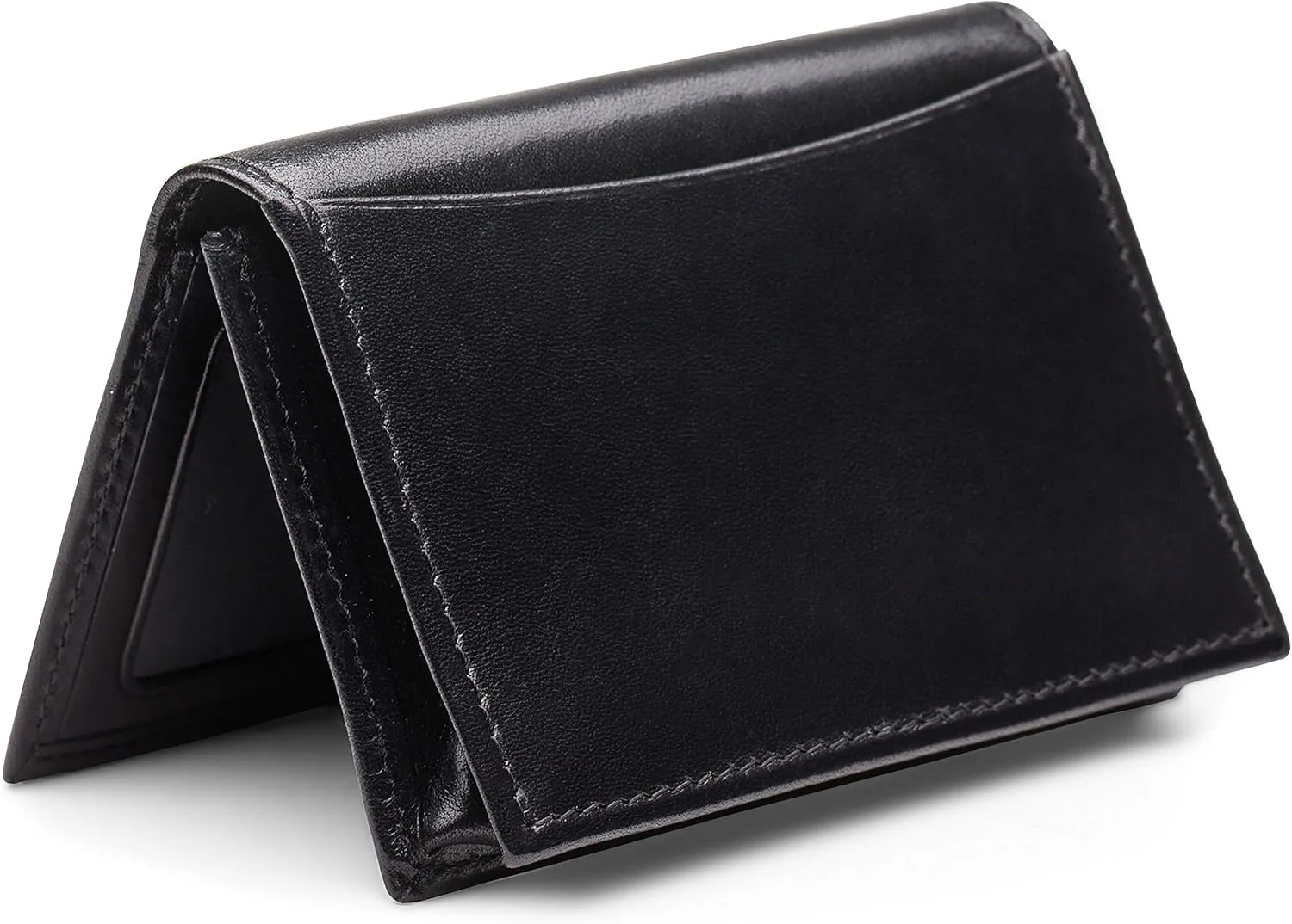 Bosca | Men’s 2 Pocket Card Case Wallet with I.D. Window in Italian Old Leather