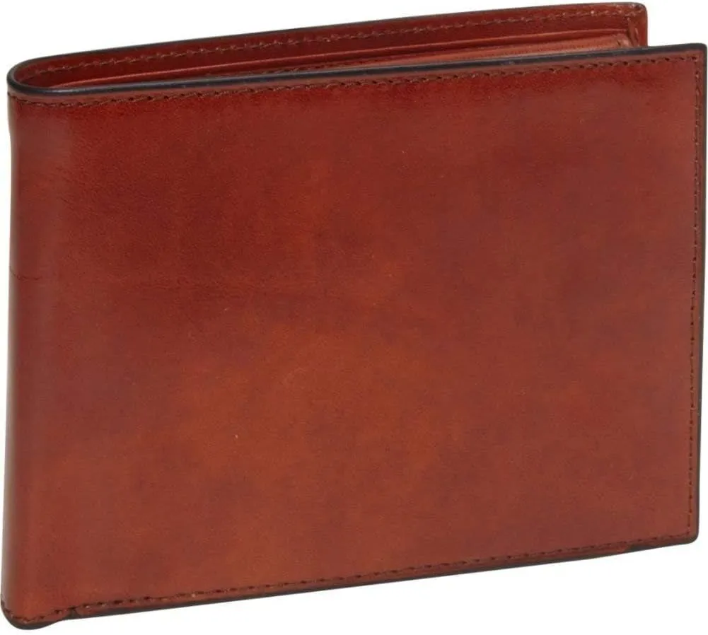Bosca Mens Old Leather Credit Wallet w/ID Passcase (Amber)