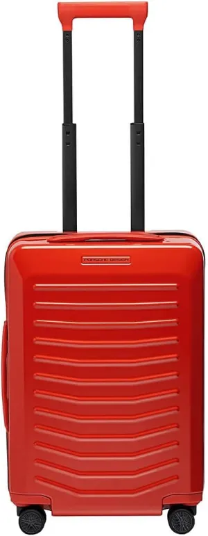 Bric's PORSCHE DESIGN 21" Spinner Carry-On Luggage - Roadster Travel Suitcase with Wheels for Men and Women - Lava Orange
