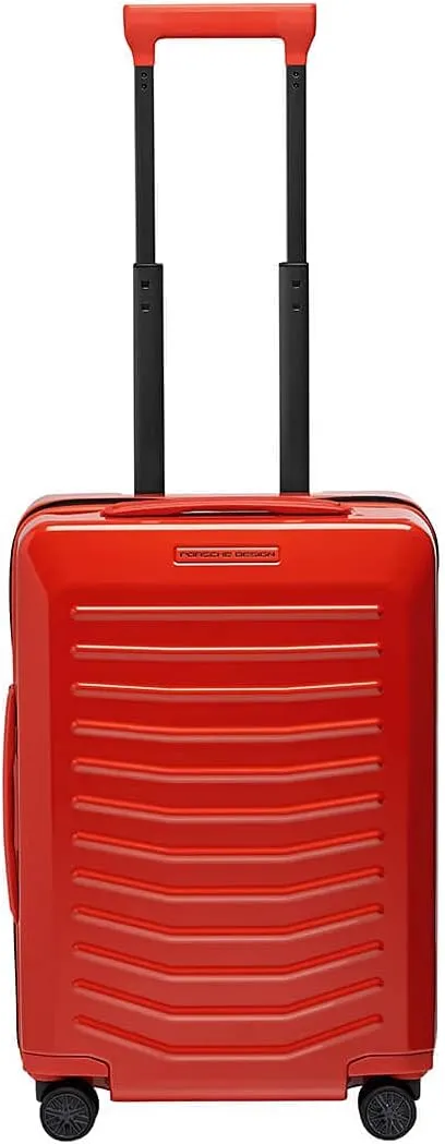 Bric's PORSCHE DESIGN 21" Spinner Carry-On Luggage - Roadster Travel Suitcase with Wheels for Men and Women - Lava Orange
