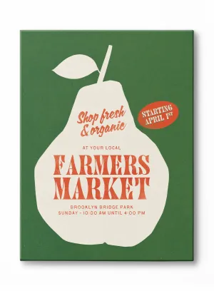 Bronx Farmers Market, Canvas