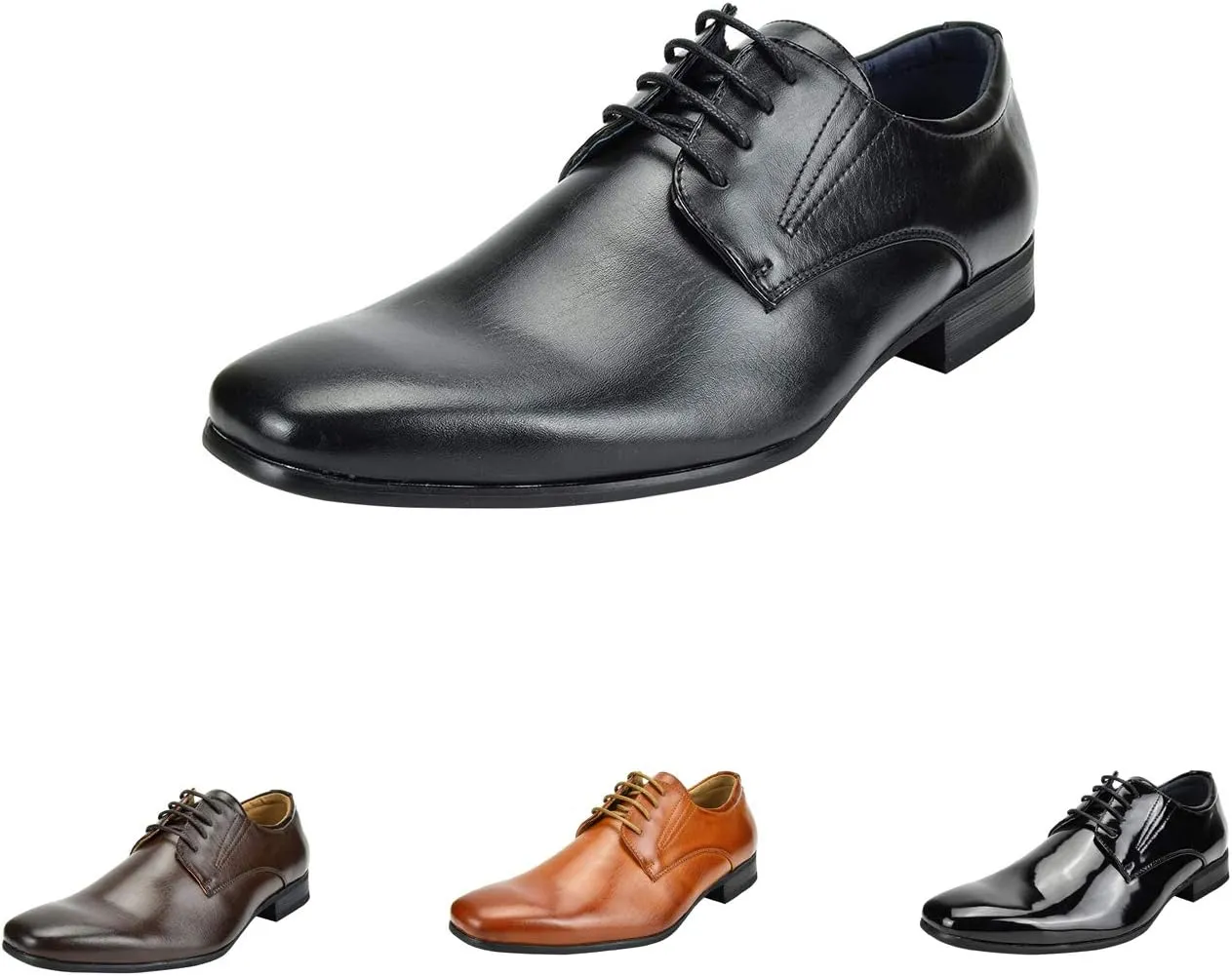 Bruno Marc Men's Classic Modern Formal Oxfords Lace Up Leather Lined Dress Shoes