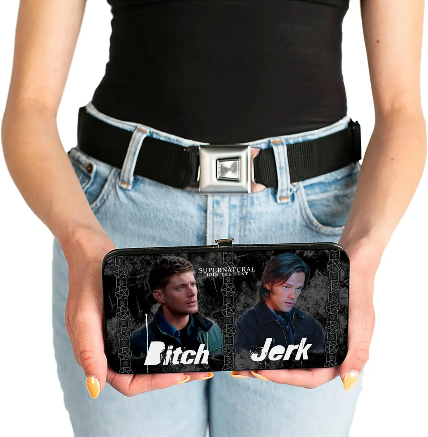 Buckle-Down Women's Hinge Wallet - Supernatural