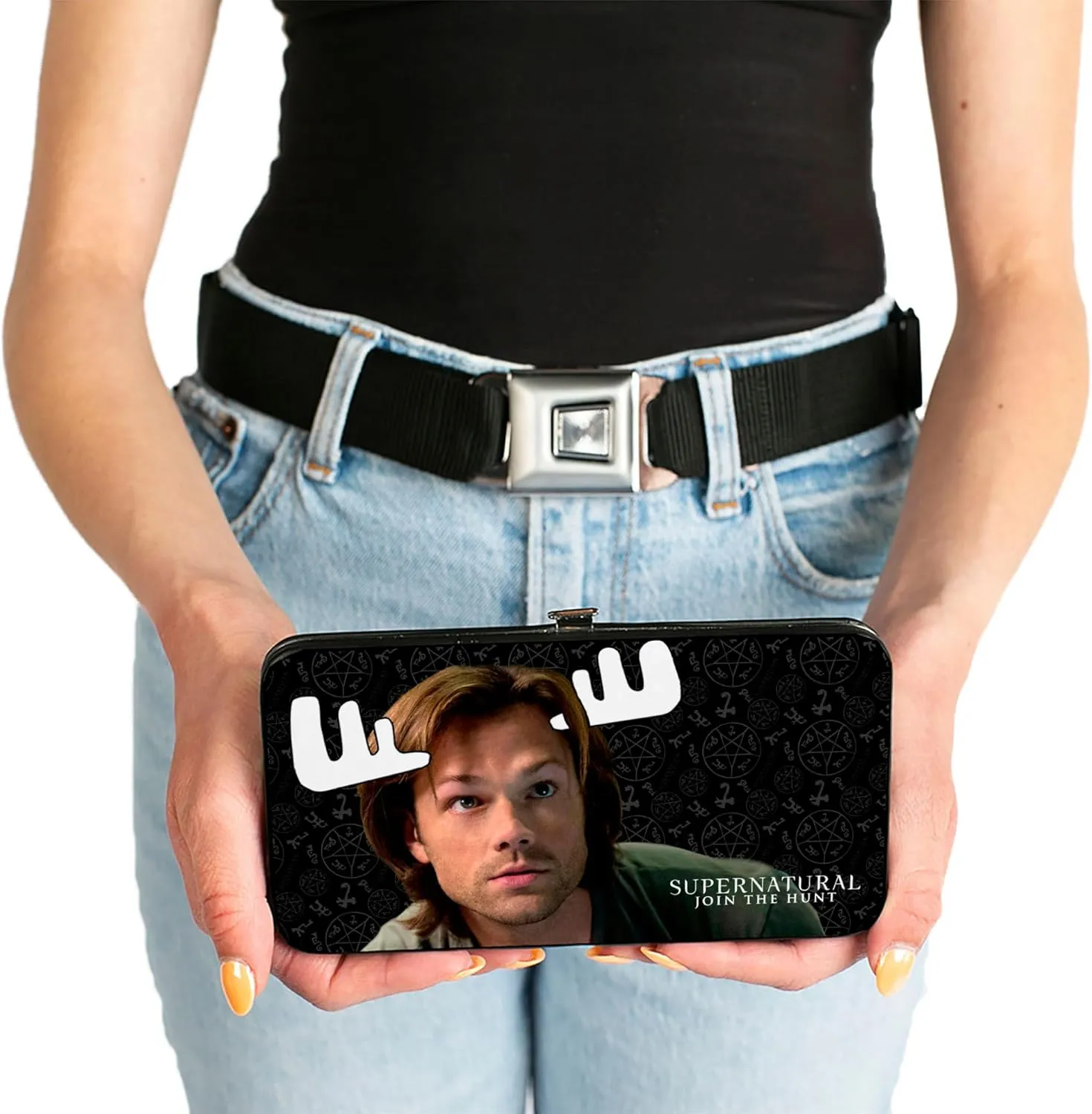 Buckle-Down Women's Hinge Wallet - Supernatural