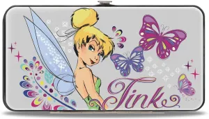 Buckle-Down Women's Standard Hinge Wallet-Tinker Bell