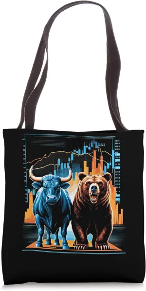 Bull Bear Market Forex Trader Capitalism Capitalist Tote Bag