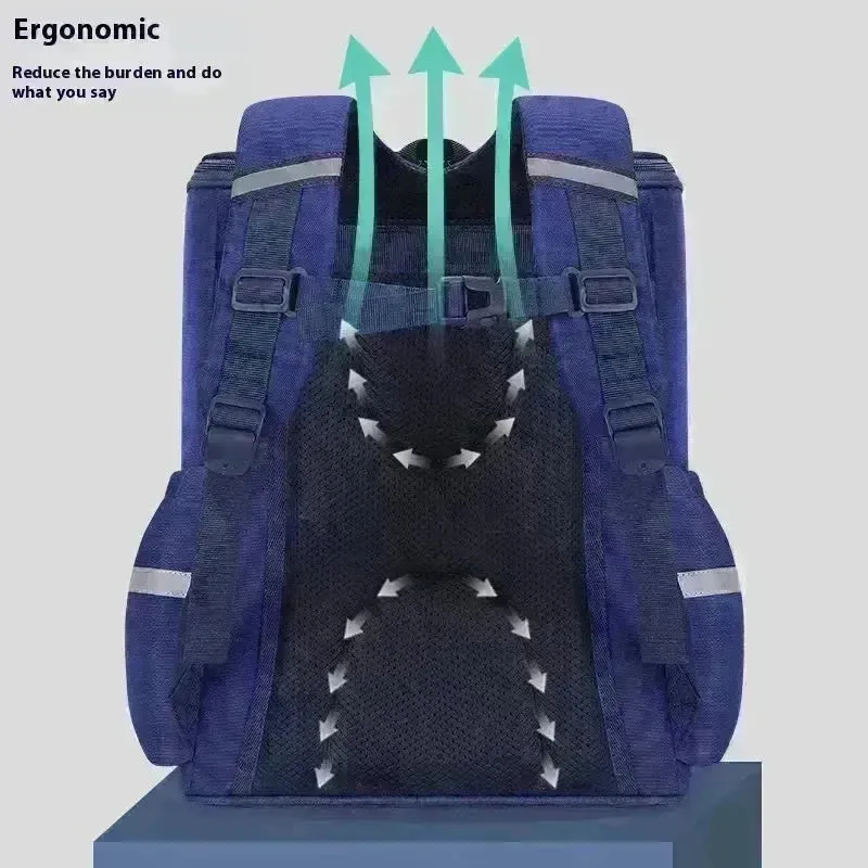 Burden-reducing Spine Protection School Bag Children School Backpack for Kids for Boy and Girl