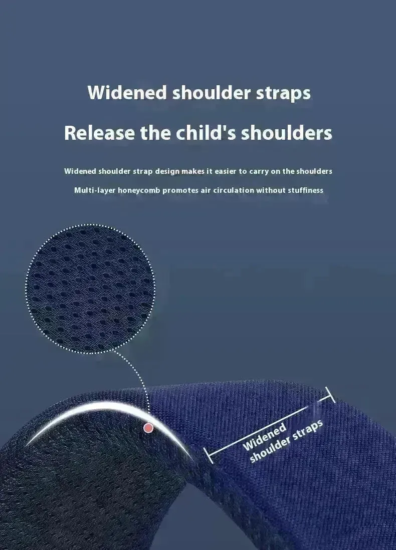 Burden-reducing Spine Protection School Bag Children School Backpack for Kids for Boy and Girl