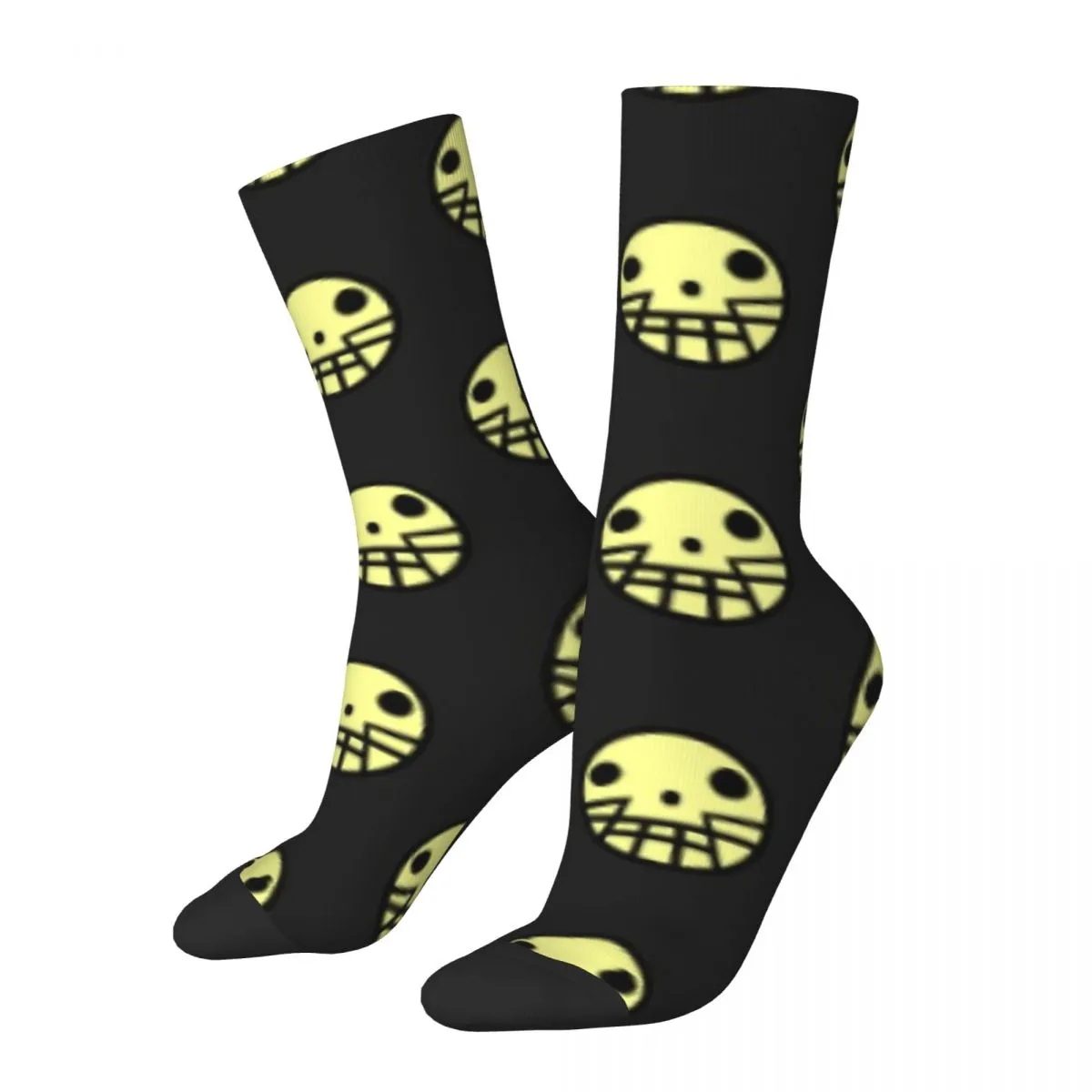 Calavera 'Cartoon Skull' Crew Socks